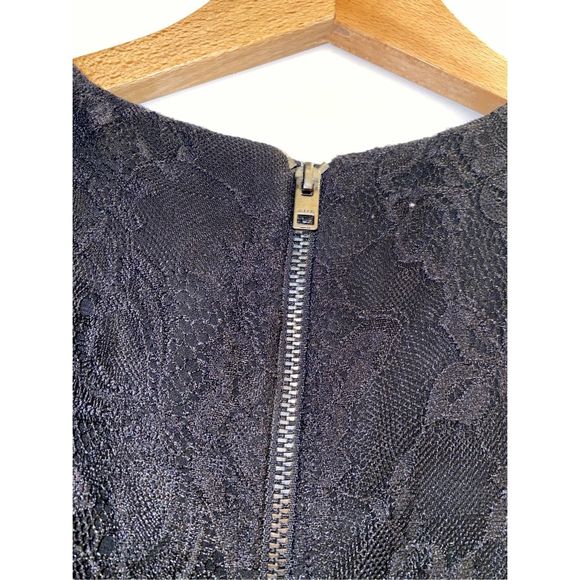 DIESEL Black Tessie Lace Dress Short Sleeve Lace Dress Size 8 - Picture 15 of 15